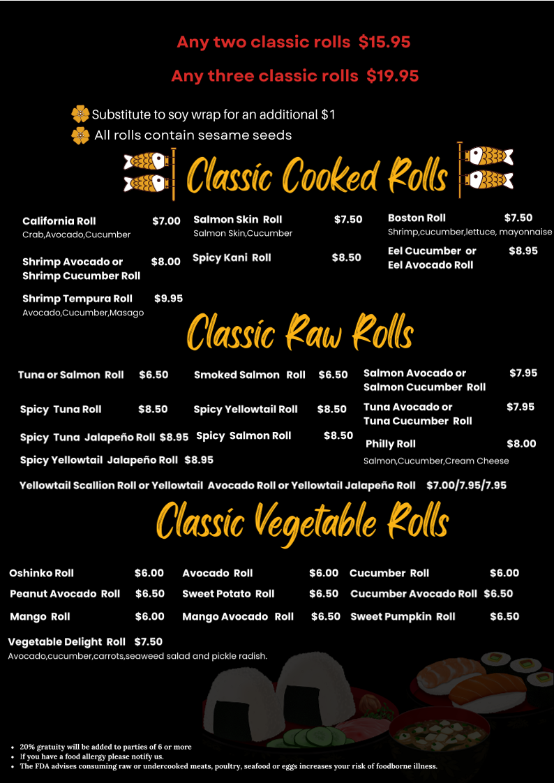 Pad Thai Noodle Restaurant Menu 9