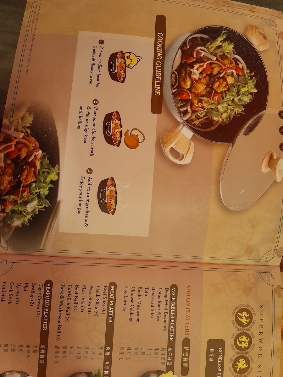 Superwok Menu 2