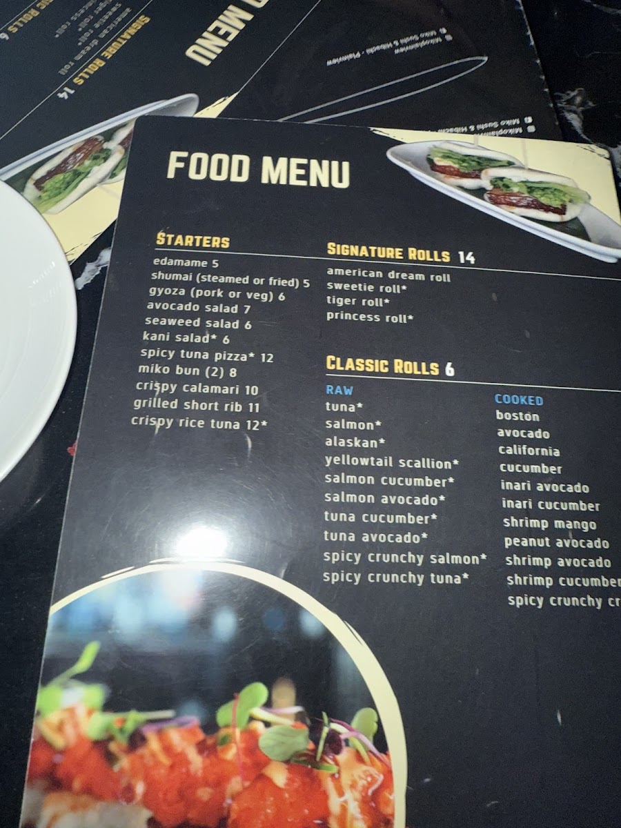 Miko Plainview - Sushi & Hibachi Menu 7