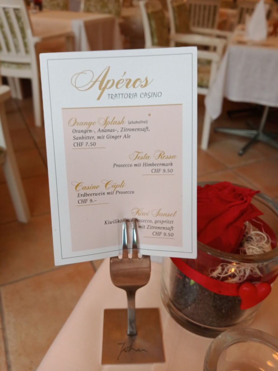 Trattoria Casino Menu 2