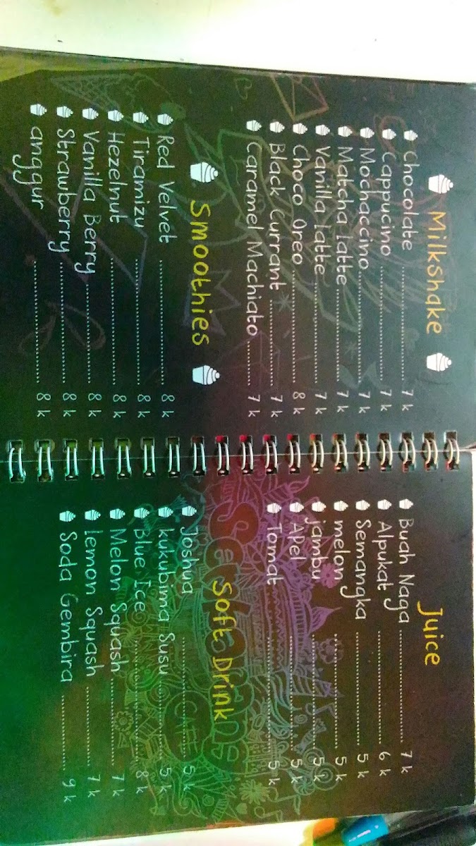 Sembarang Coffee Menu 2