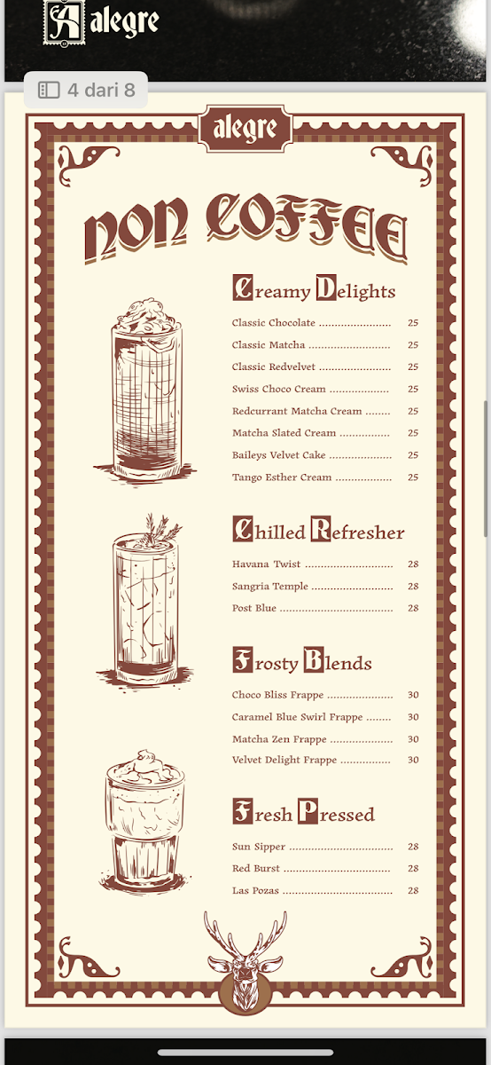 Alegre Coffee Sidoarjo Menu 4