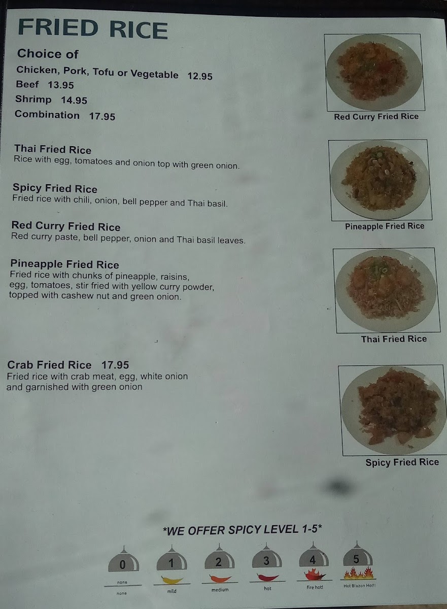 Chao Praya Thai Food Menu 7