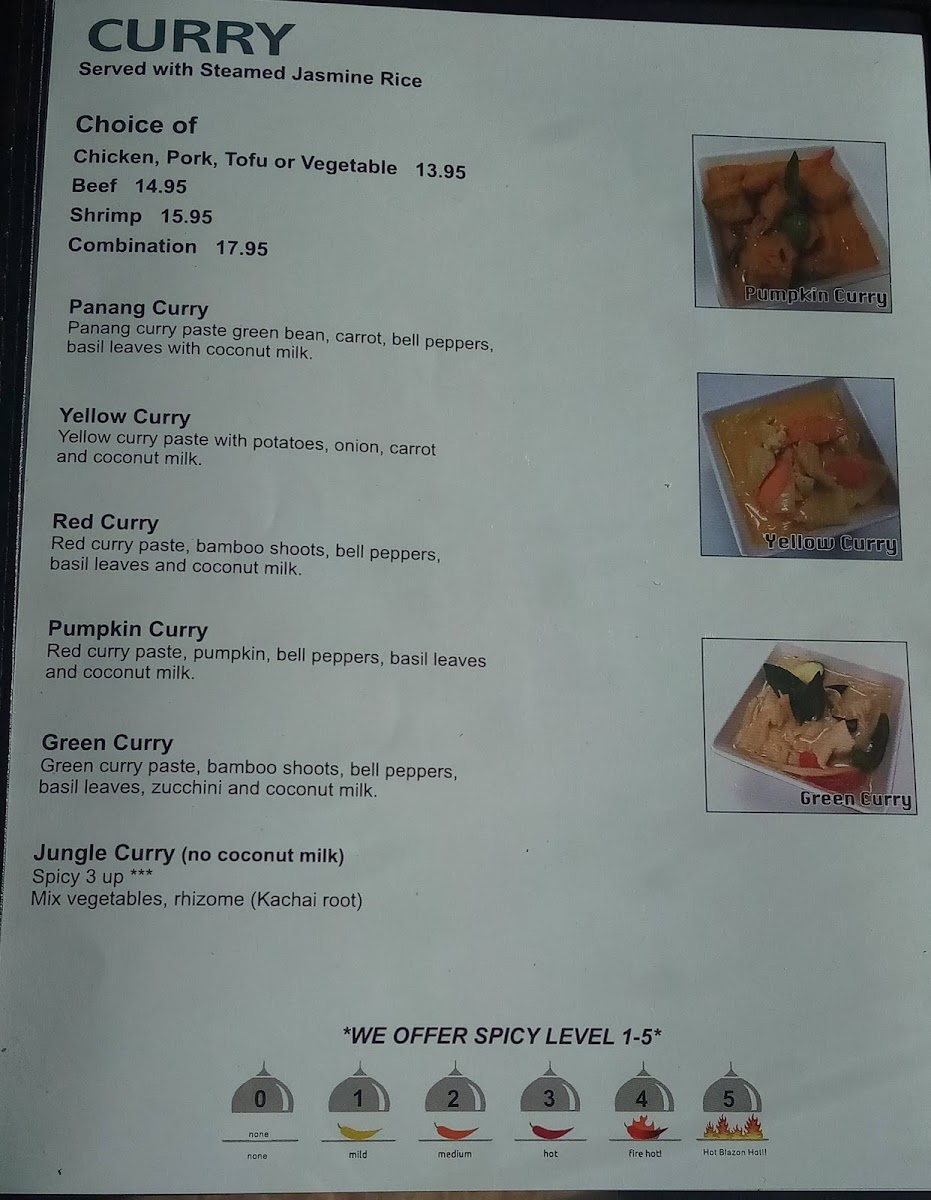 Chao Praya Thai Food Menu 8