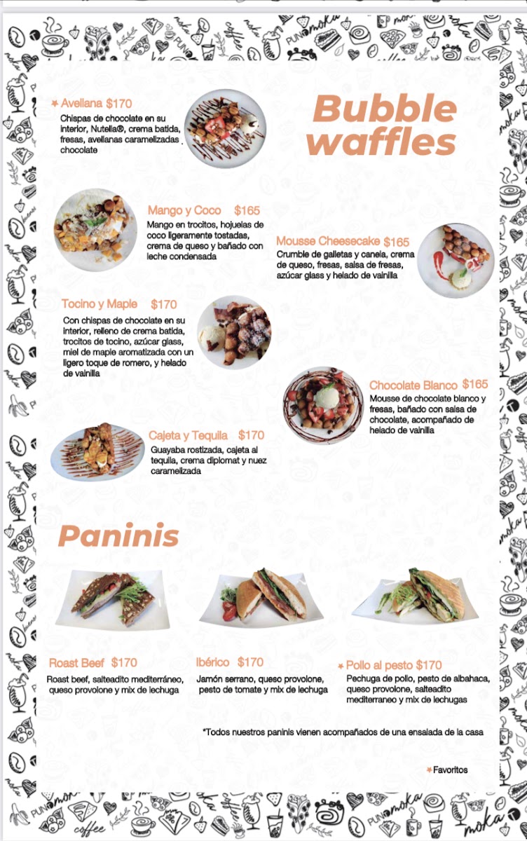 Punto Moka Crepería Menu 2