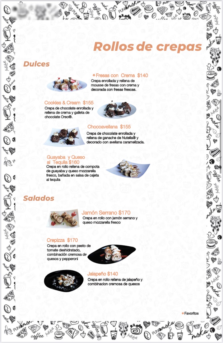 Punto Moka Crepería Menu 5