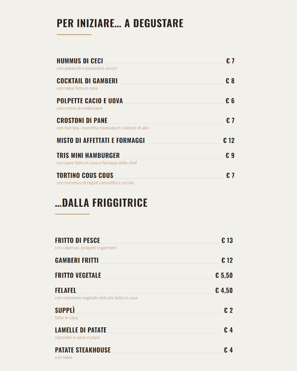 Démodé Menu 3
