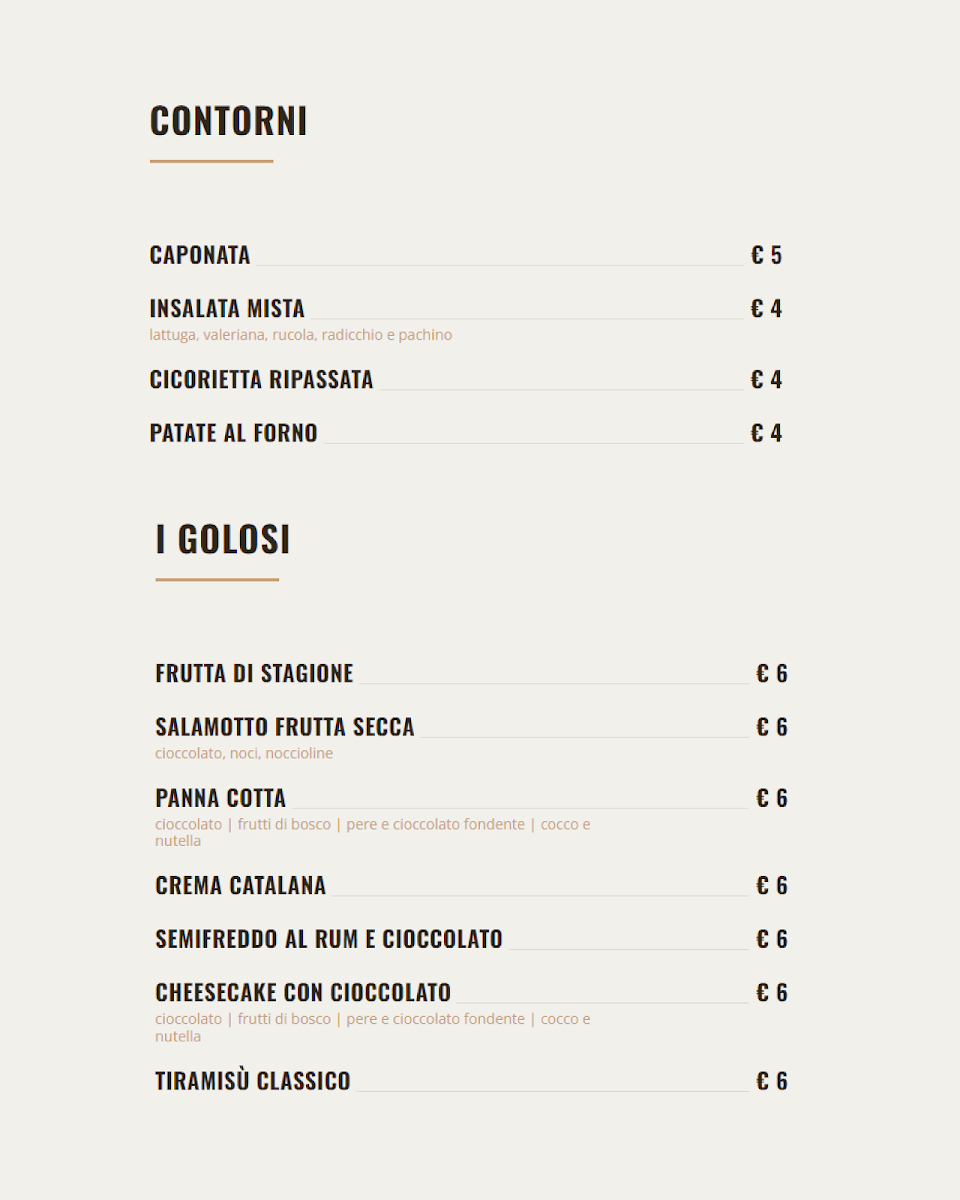 Démodé Menu 4