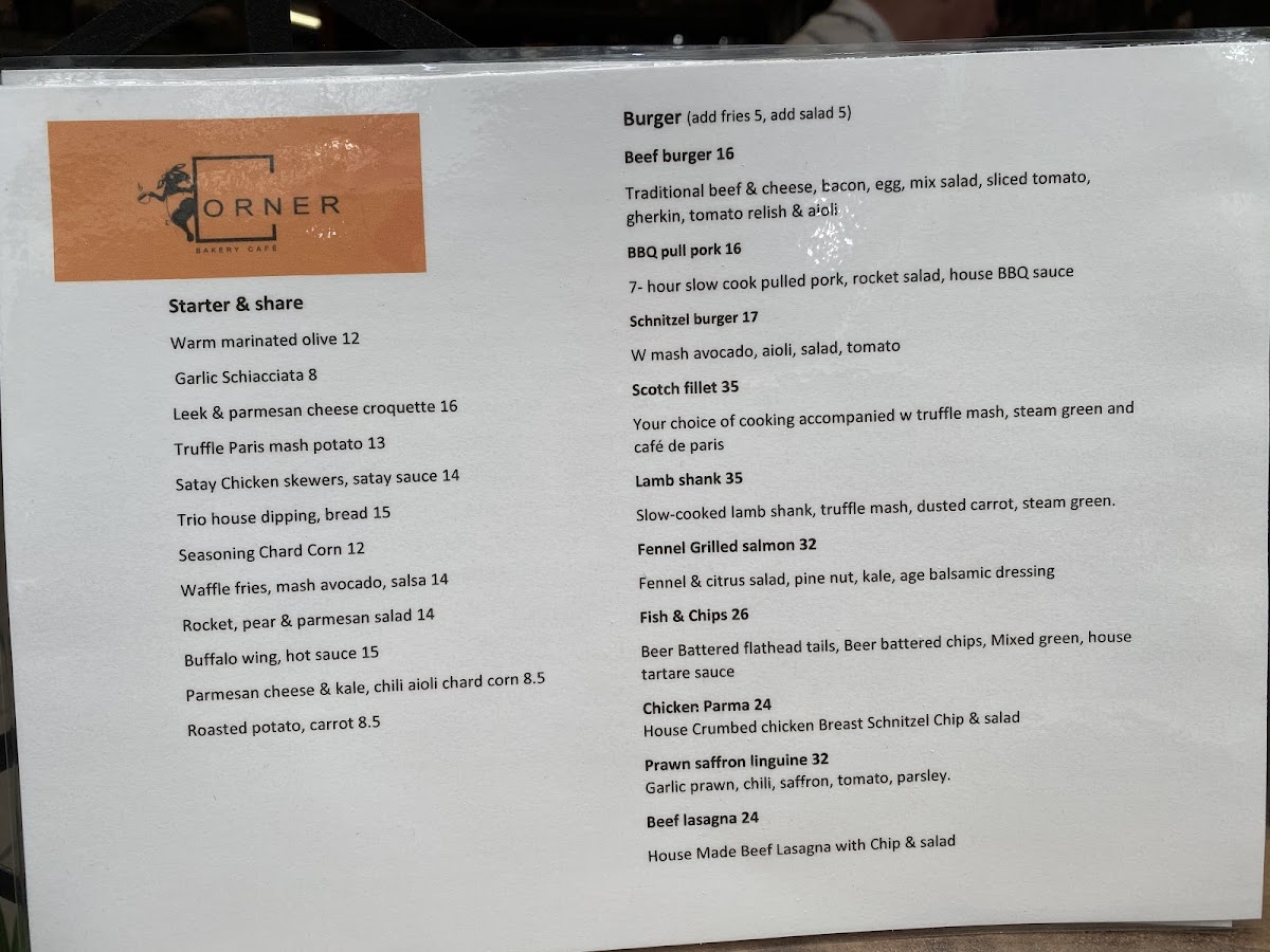 Corner Bakery Cafe Menu 5