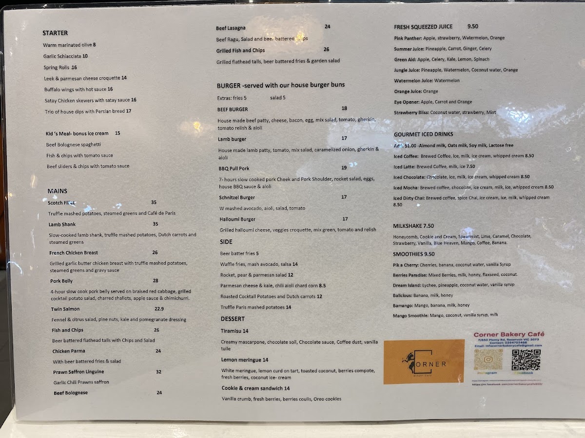 Corner Bakery Cafe Menu 6