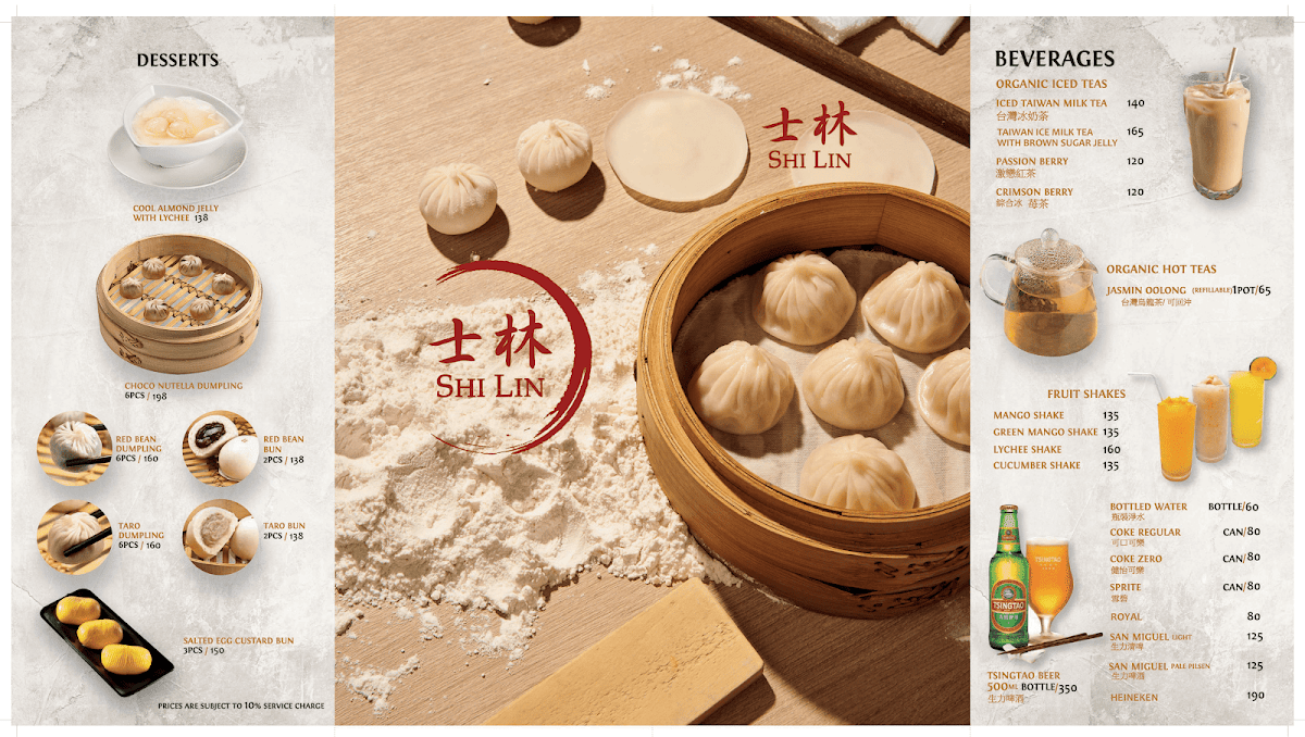 Shi Lin Trinoma Menu 2