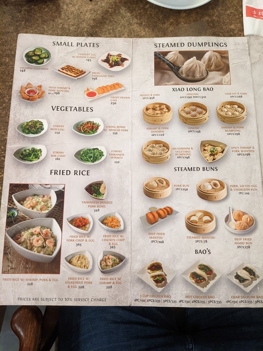 Shi Lin Trinoma Menu 5