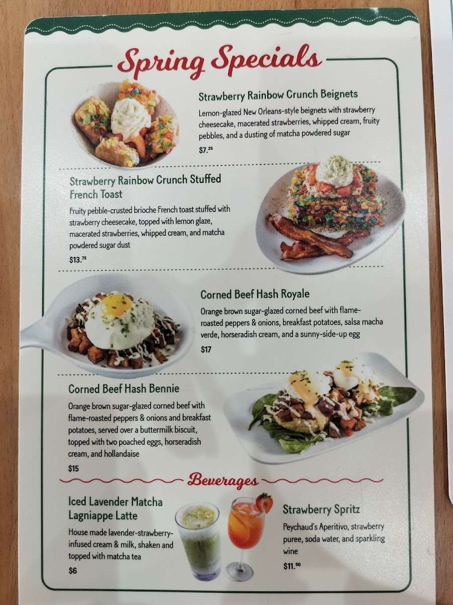 Ruby Slipper Menu 6