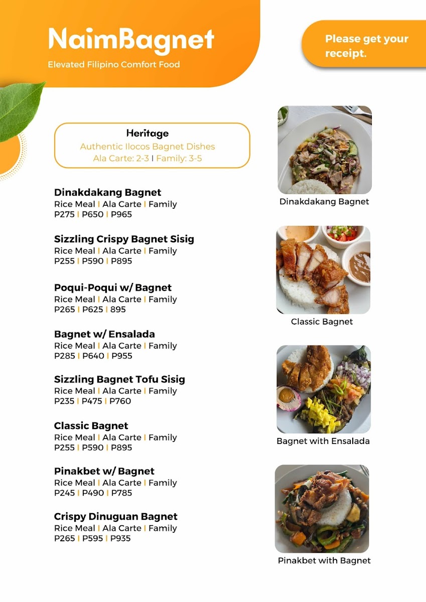 NaimBagnet Menu 2