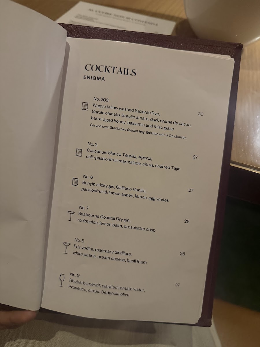 The 203 Menu 5
