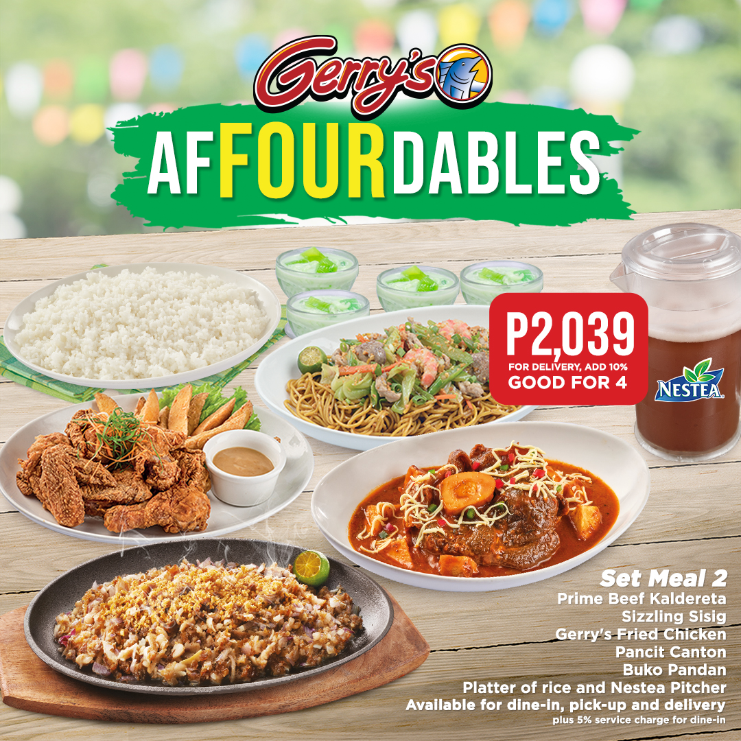 Gerry's San Jose Nueva Ecija (Gerry's Grill) Menu 2