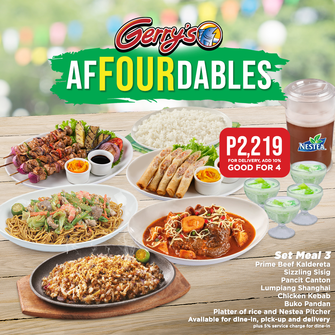 Gerry's San Jose Nueva Ecija (Gerry's Grill) Menu 3