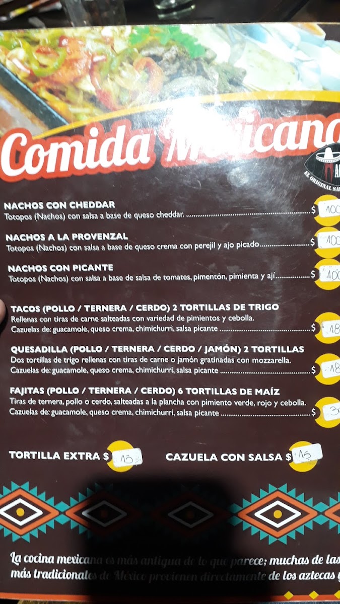 METRO X METRO – ᴍᴇᴛʀᴏꜱ ᴅᴇ ꜱᴀʙᴏʀ [Avenida Fuerza Aérea] Menu 7