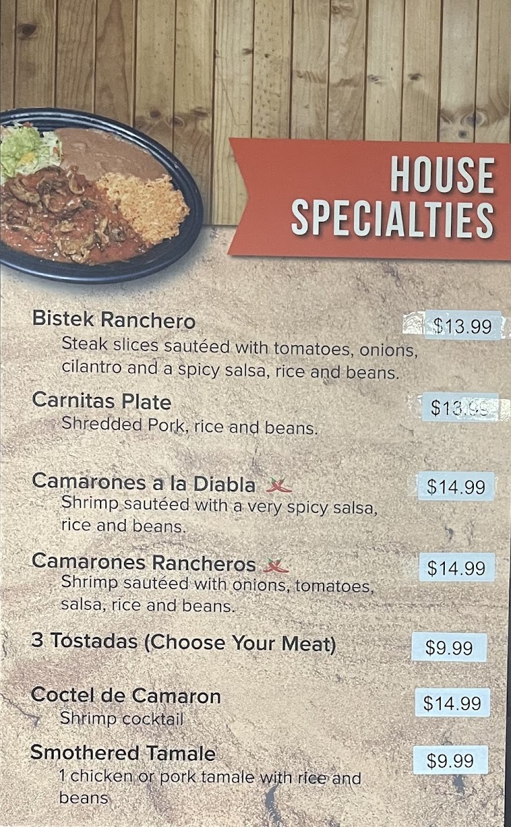 Hacienda Mexican Grill Menu 2