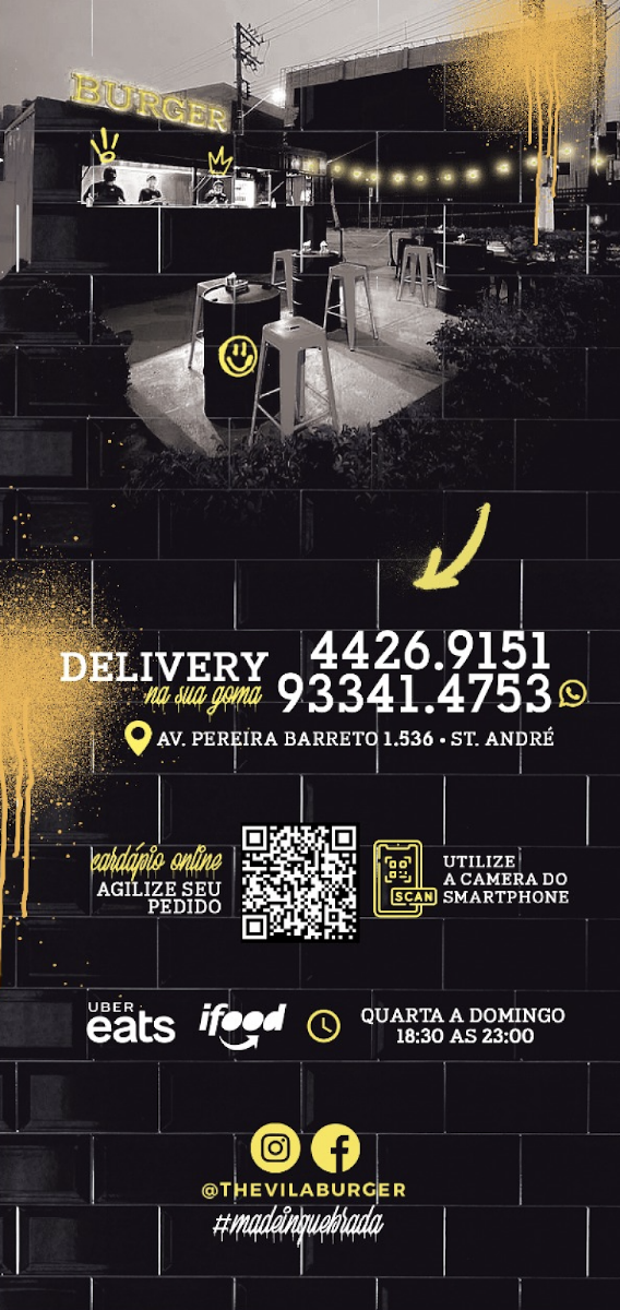 The Vila Burger - Container Menu 4