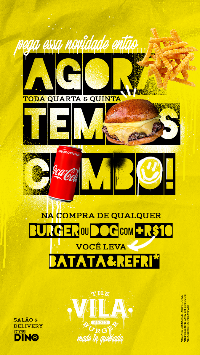 The Vila Burger - Container Menu 5