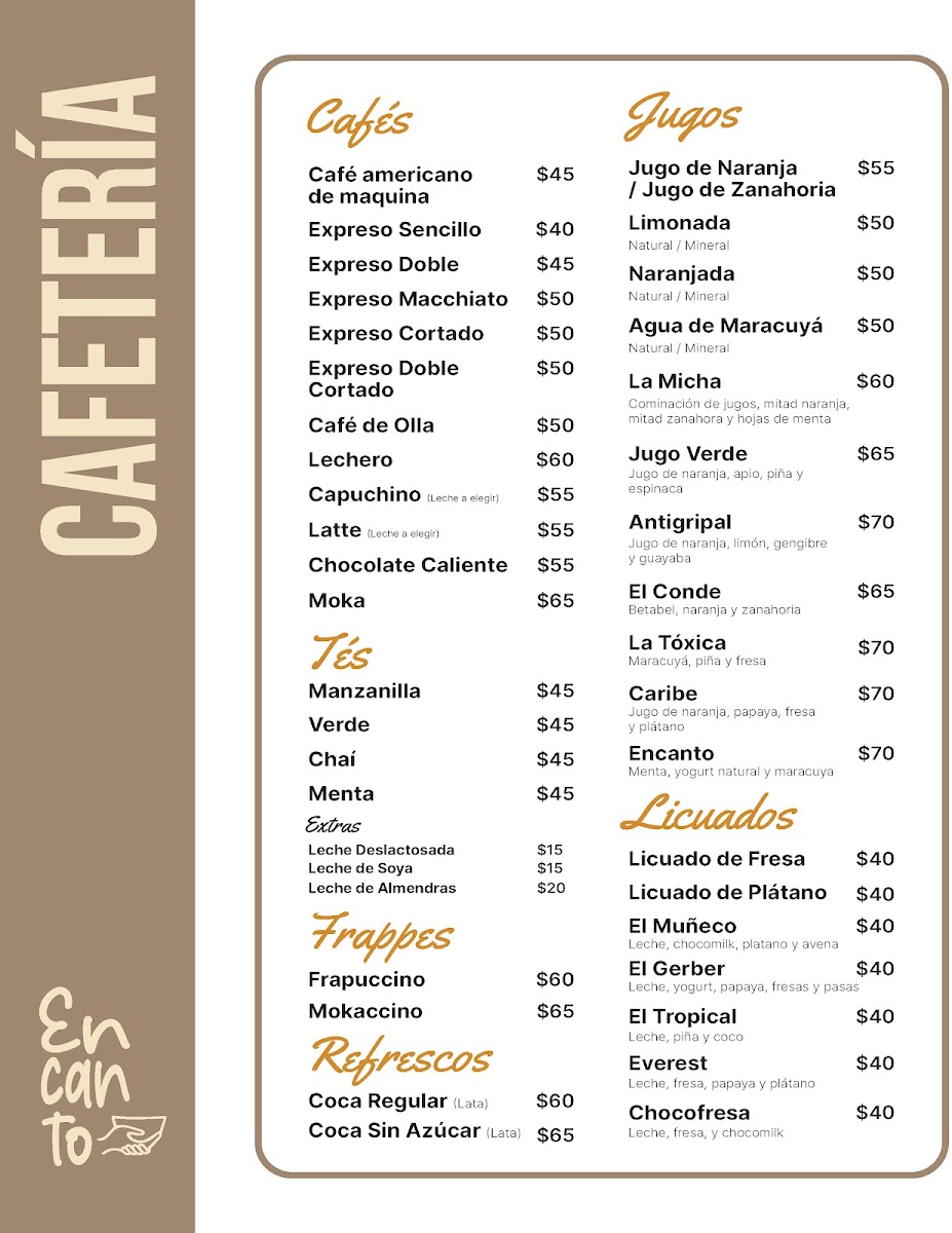 Encanto Menu 5
