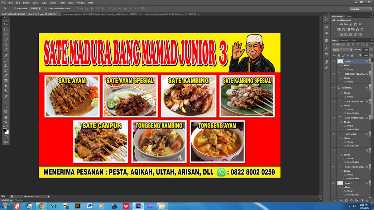 Sate Madura BANG MAMAD junior 3 Menu 1