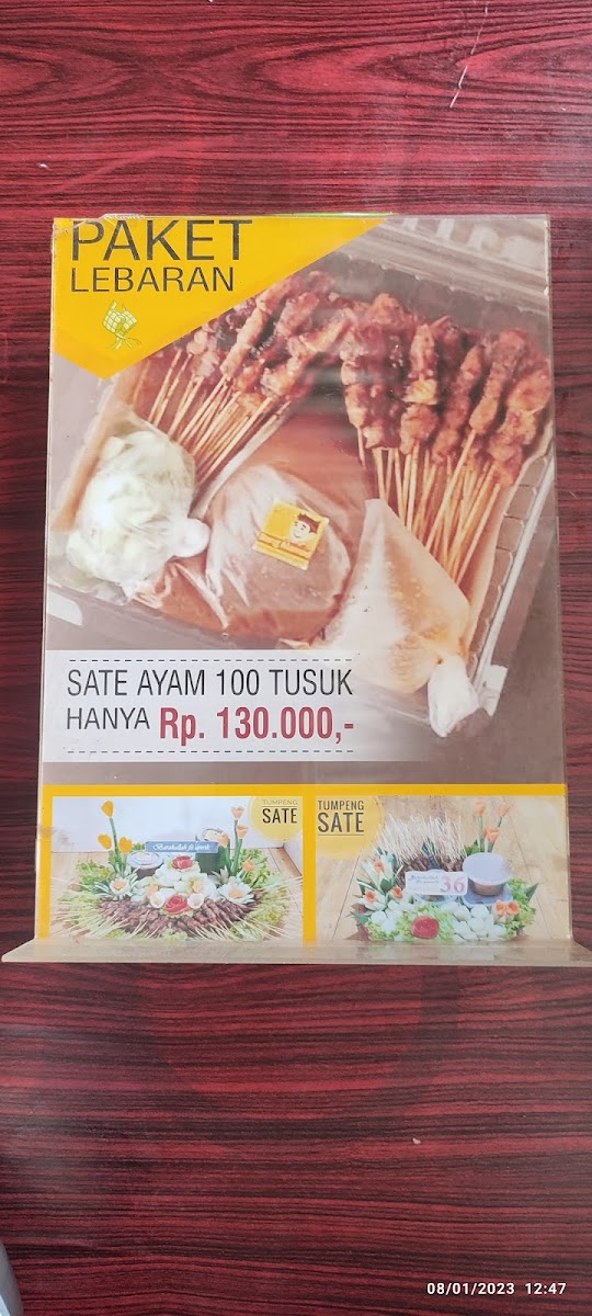 Sate Madura BANG MAMAD junior 3 Menu 3