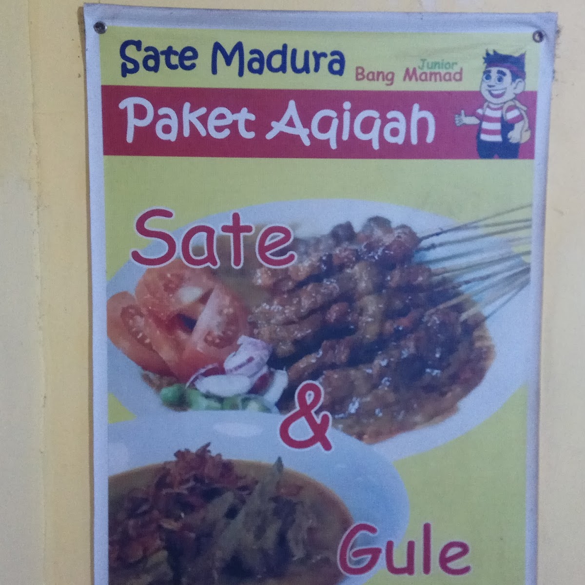 Sate Madura BANG MAMAD junior 3 Menu 5