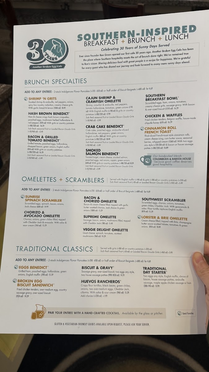 Another Broken Egg Cafe Menu 2