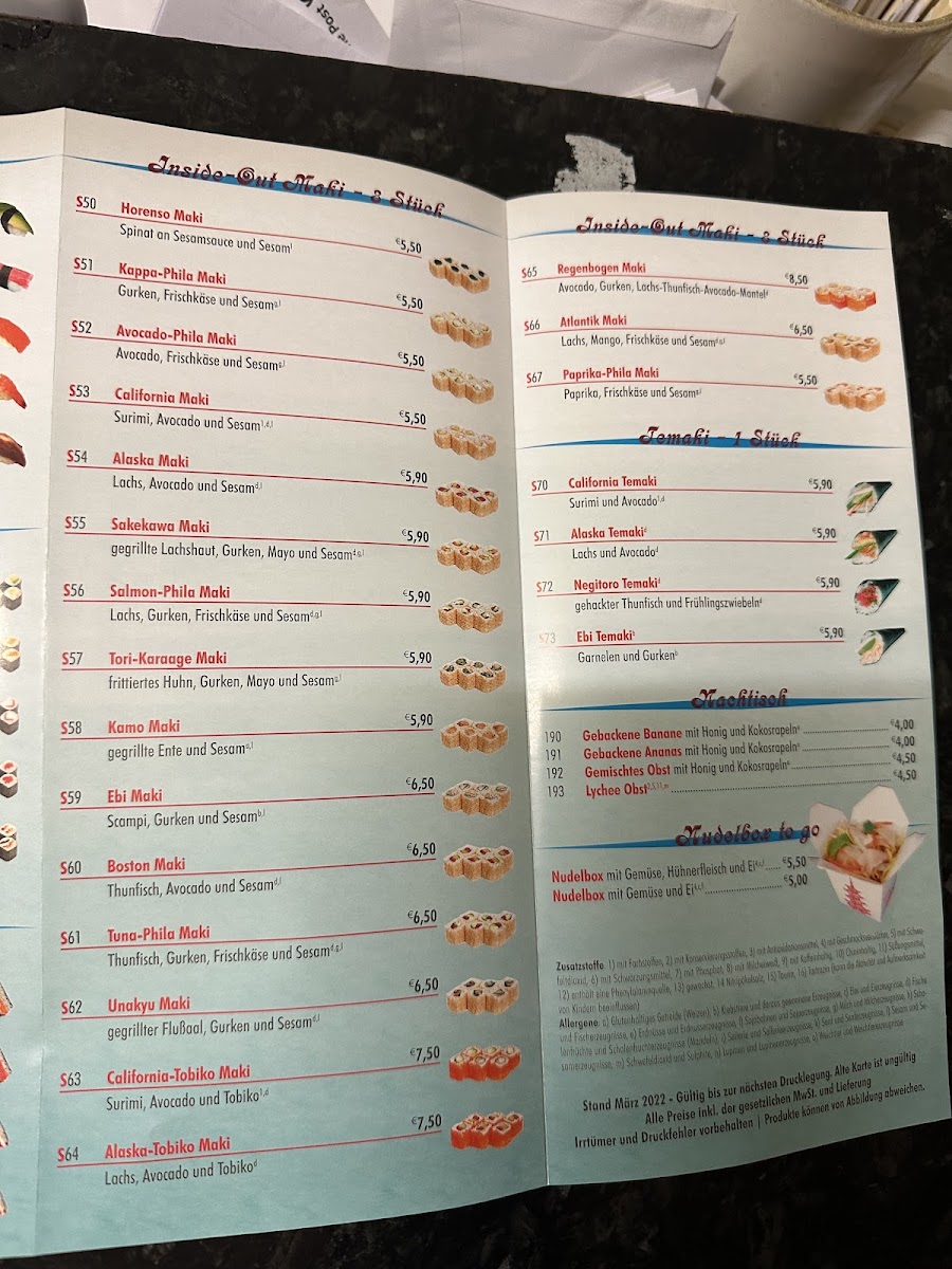 Restaurant Hanoi Pho Heim & Partyservice Menu 2