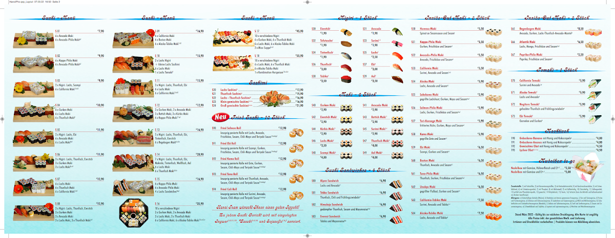 Restaurant Hanoi Pho Heim & Partyservice Menu 5
