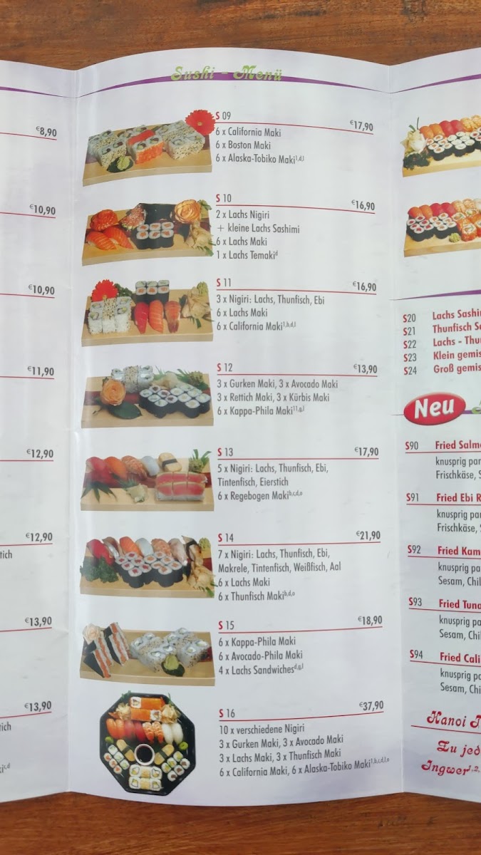 Restaurant Hanoi Pho Heim & Partyservice Menu 9