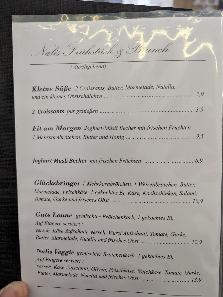 Nali’s Cafe Menu 4