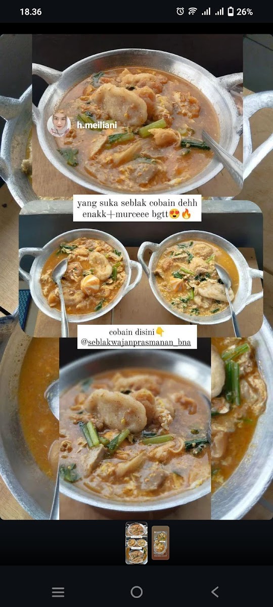 Seblak Wajan Prasmanan Banjarnegara Menu 4