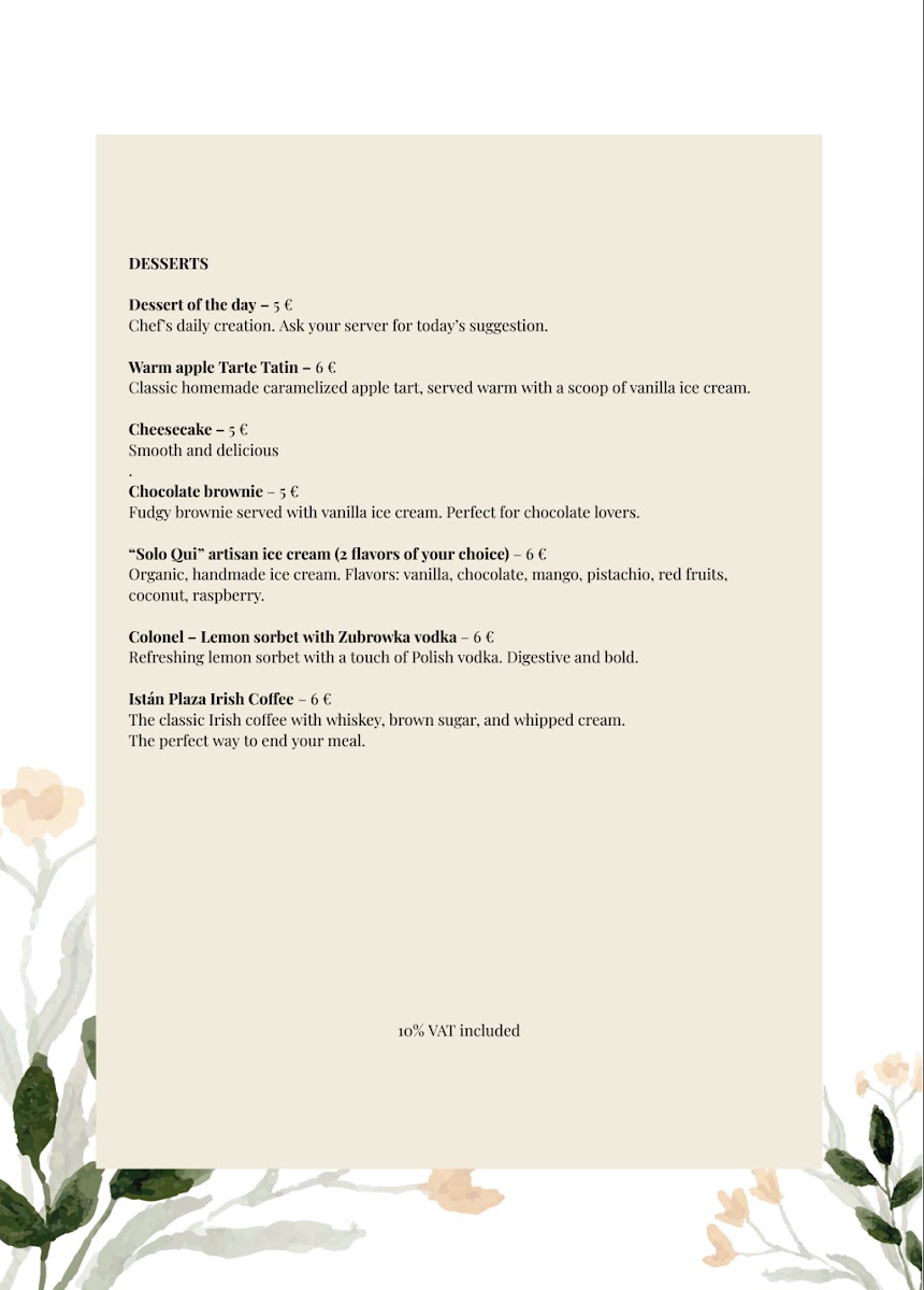 Istan Plaza Menu 2