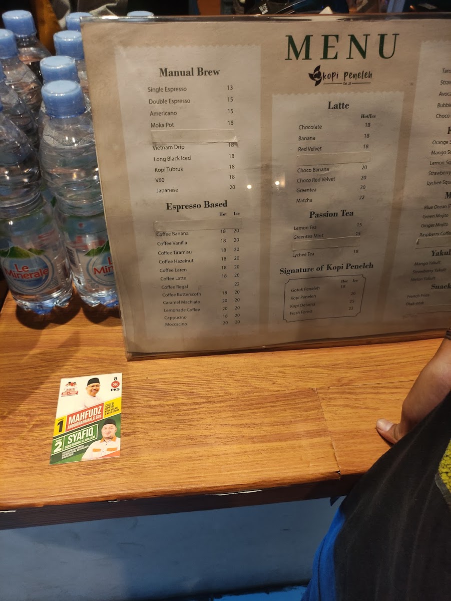 Kopi peneleh Menu 1