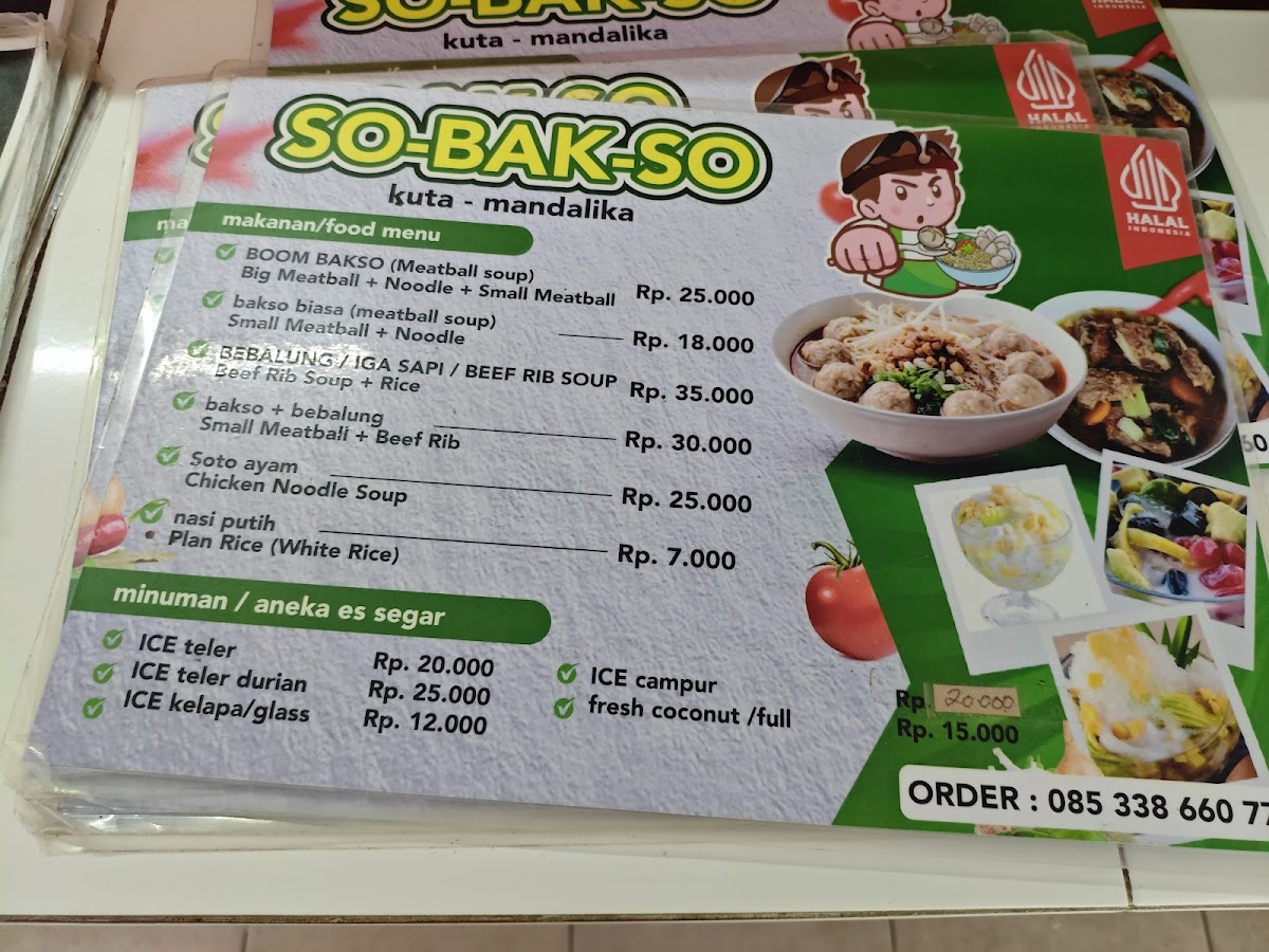 Boom Burger Menu 3