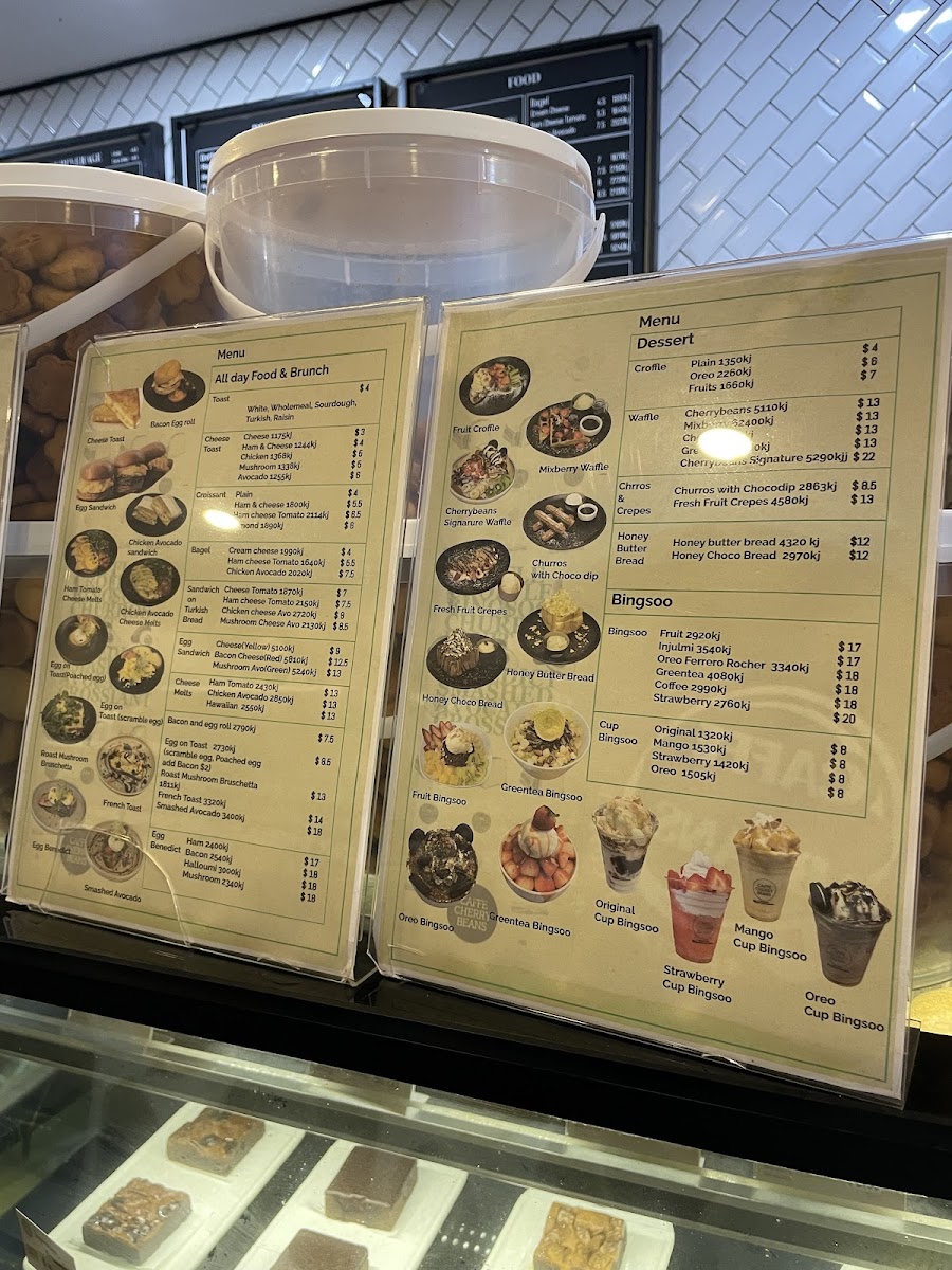 Caffe Cherry Beans Lidcombe Menu 10