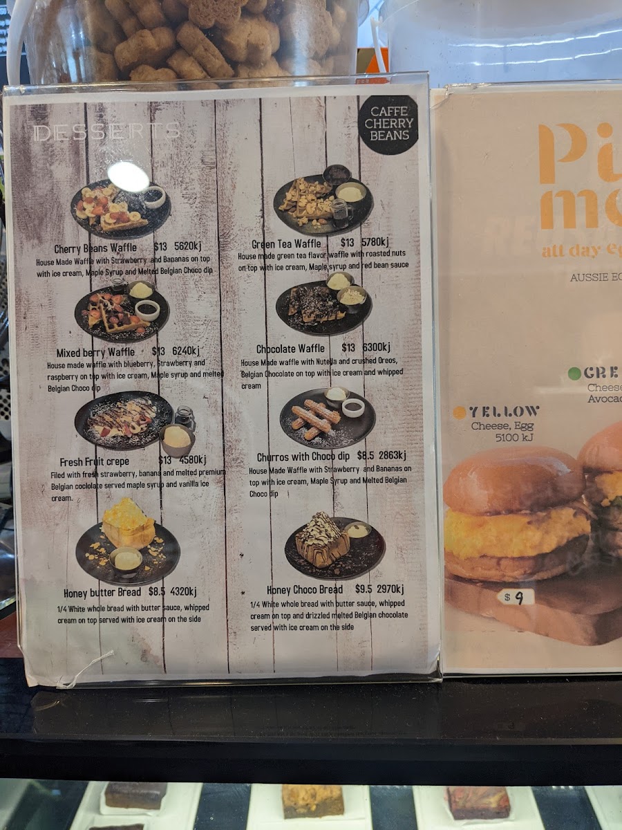 Caffe Cherry Beans Lidcombe Menu 4