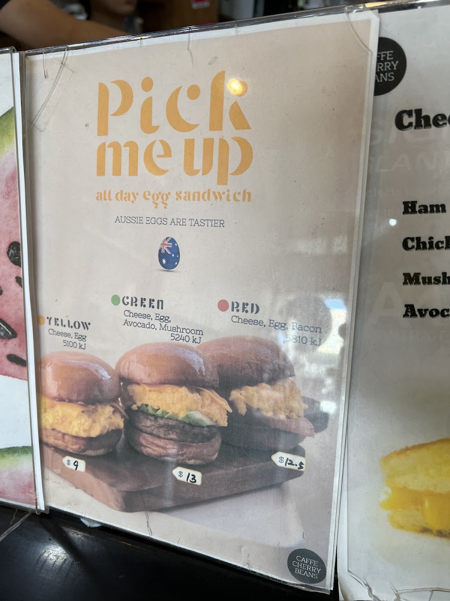 Caffe Cherry Beans Lidcombe Menu 8