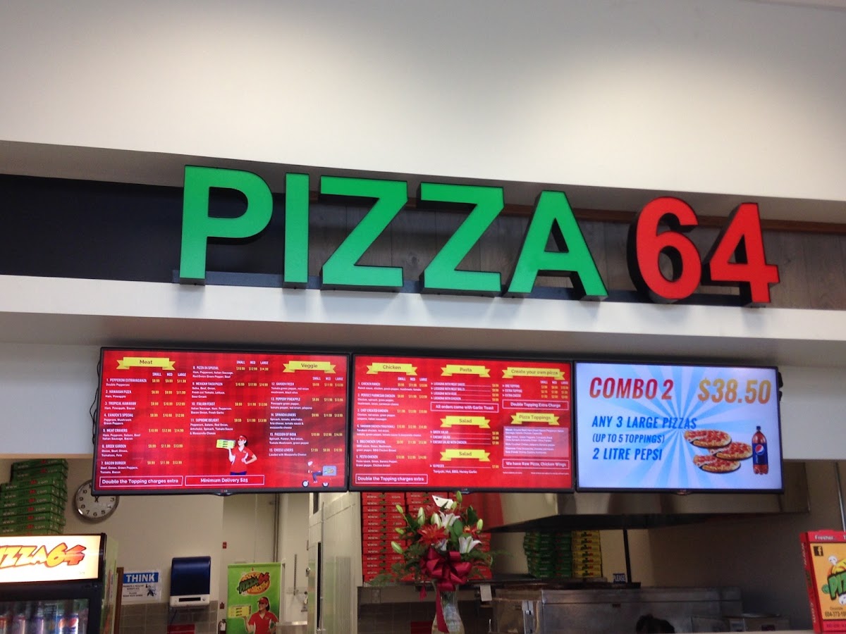 Pizza 64 Menu 6