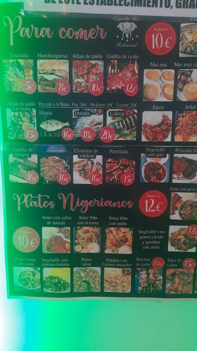 Enyimba Menu 1
