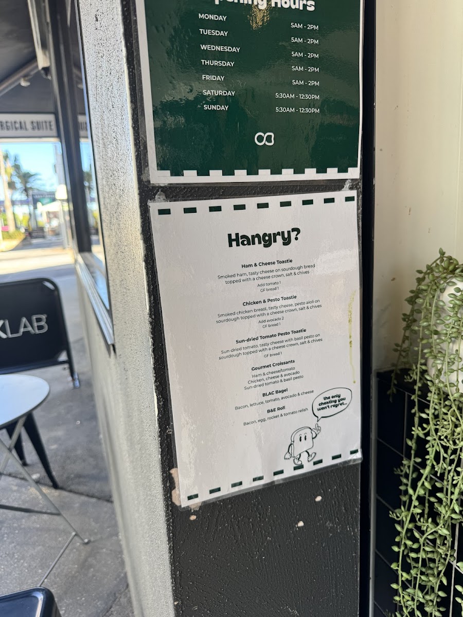 Oasis & Co Coffee Menu 2