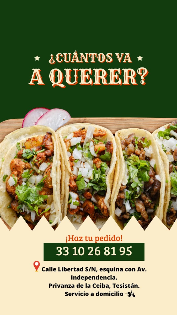 Tacos Mila Menu 1