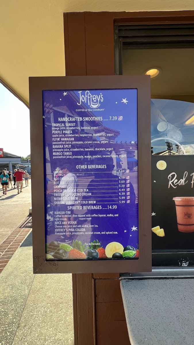 Joffrey's Handcrafted Smoothies Menu 5