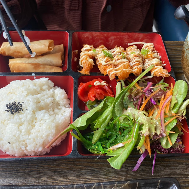 Tempura Prawns Bento