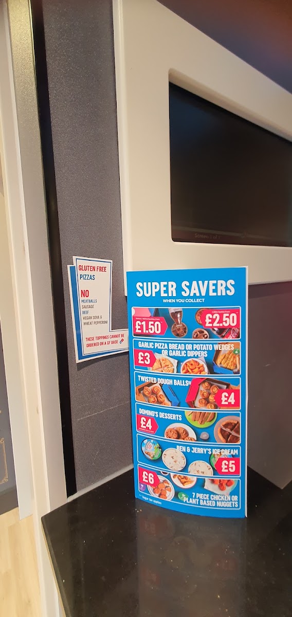 Domino's Pizza - London - Carshalton Menu 1