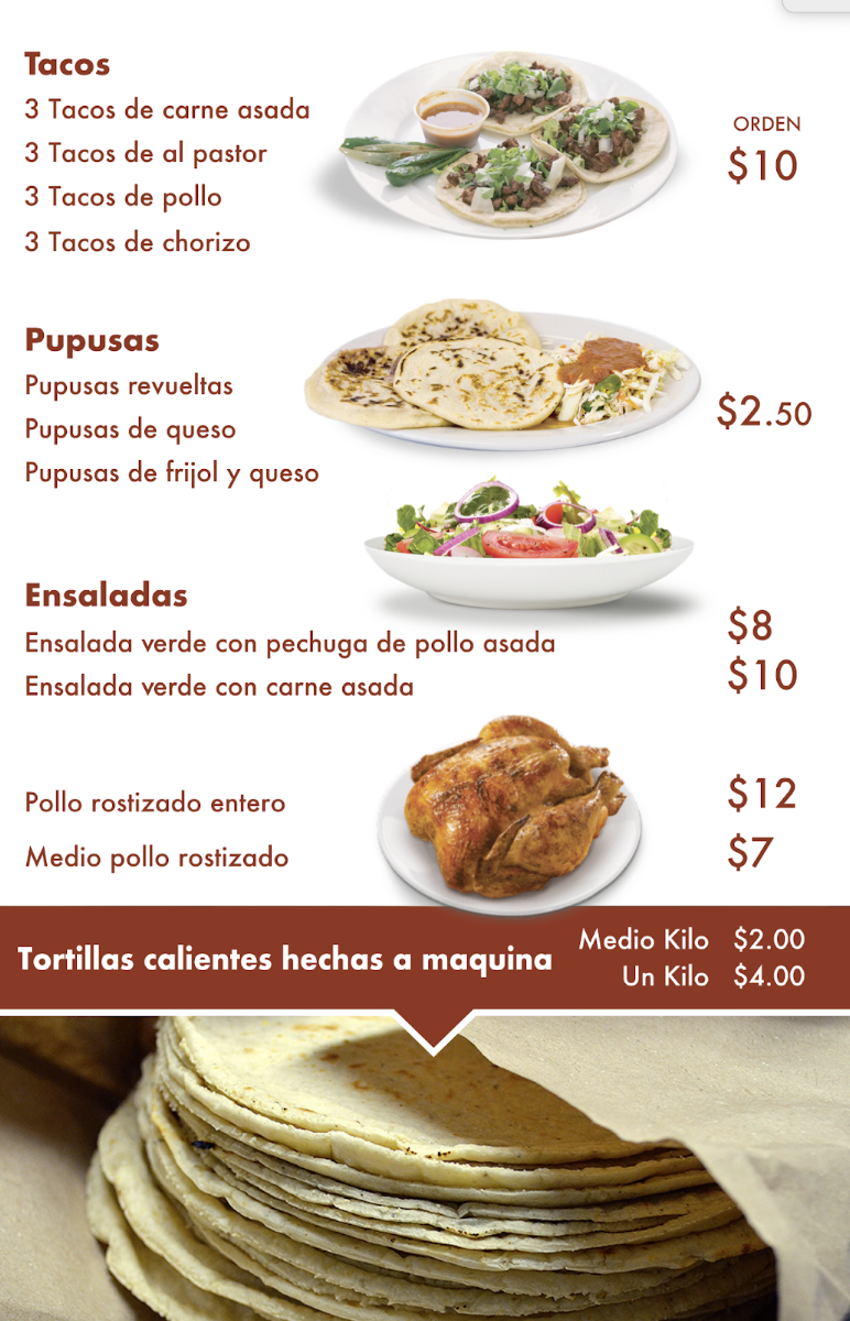 Las Delicias Adonai Inc Menu 2