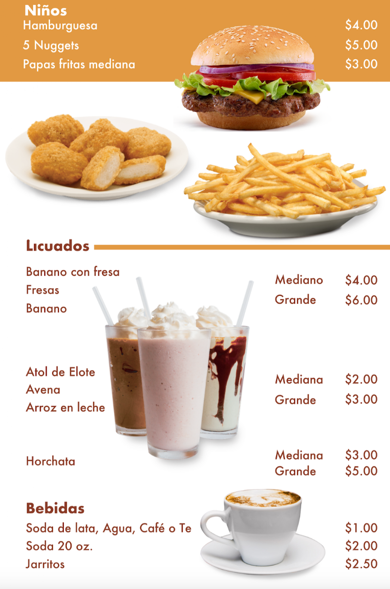Las Delicias Adonai Inc Menu 3
